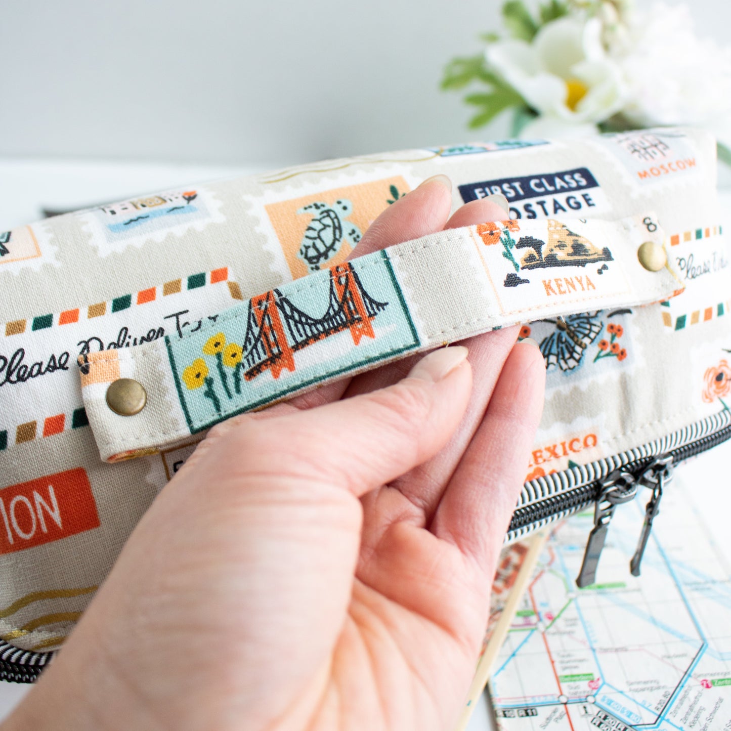 Spring Roll Pouch PAPER Sewing Pattern