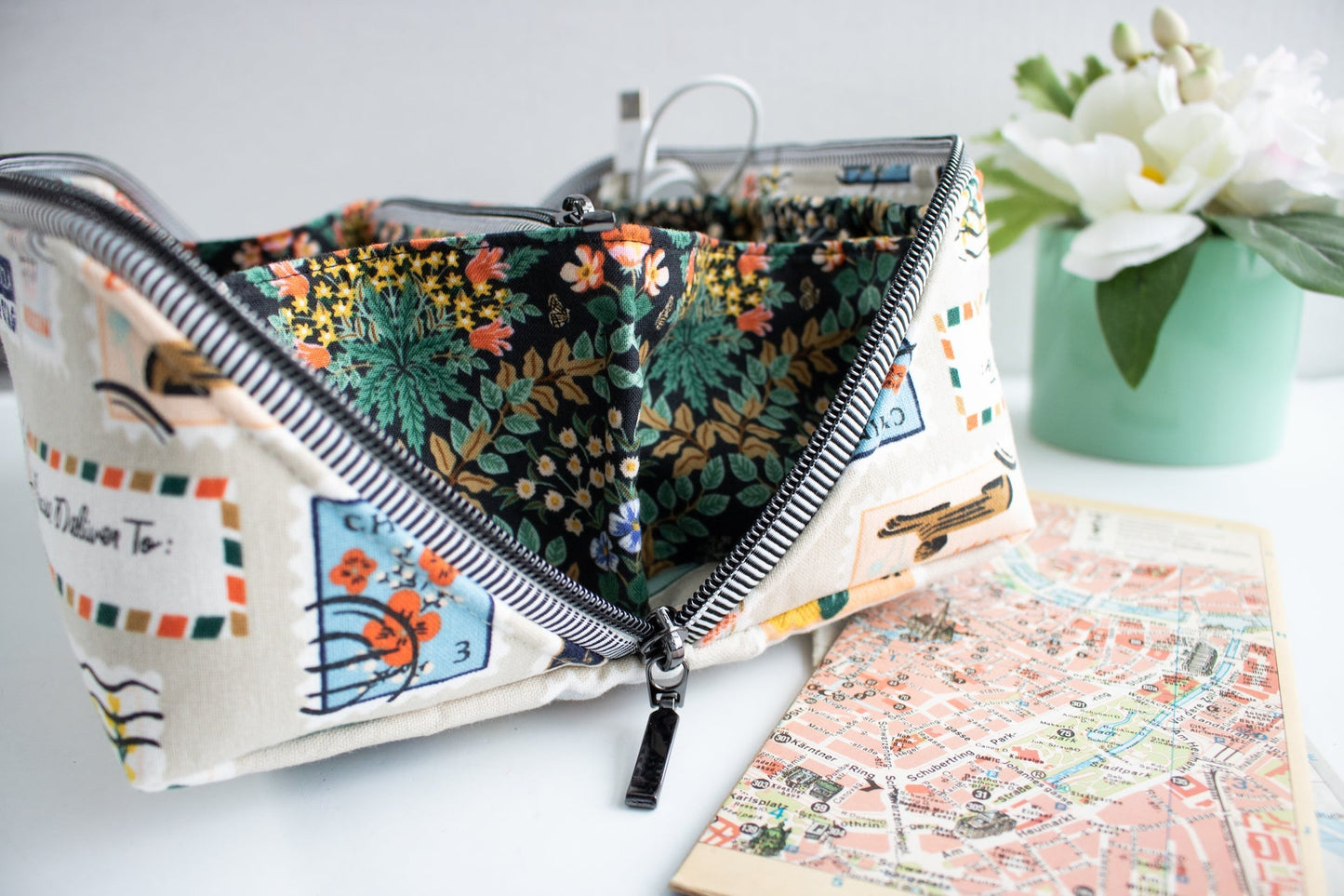 Spring Roll Pouch PAPER Sewing Pattern