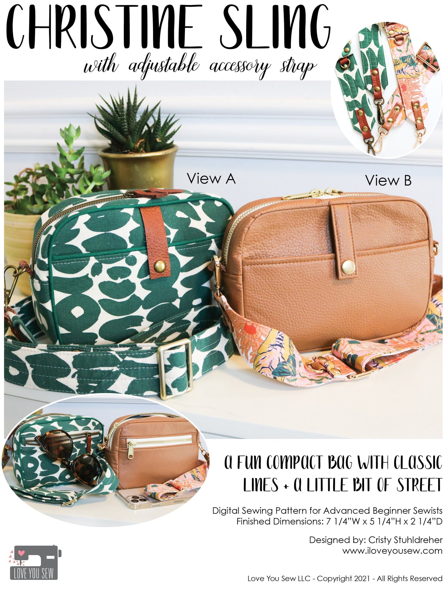 Christine Sling PAPER Sewing Pattern