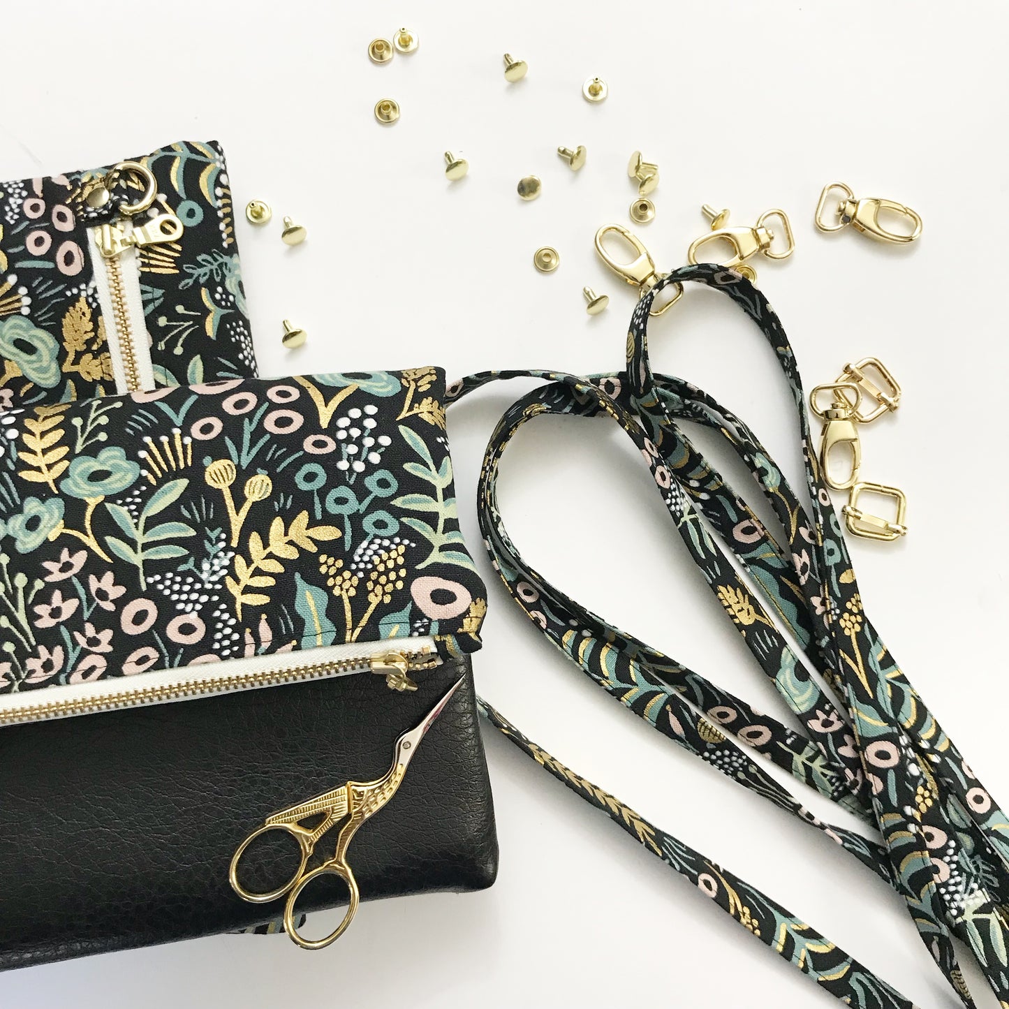 Claire Fold-over Clutch and Crossbody Bag Digital Sewing Pattern