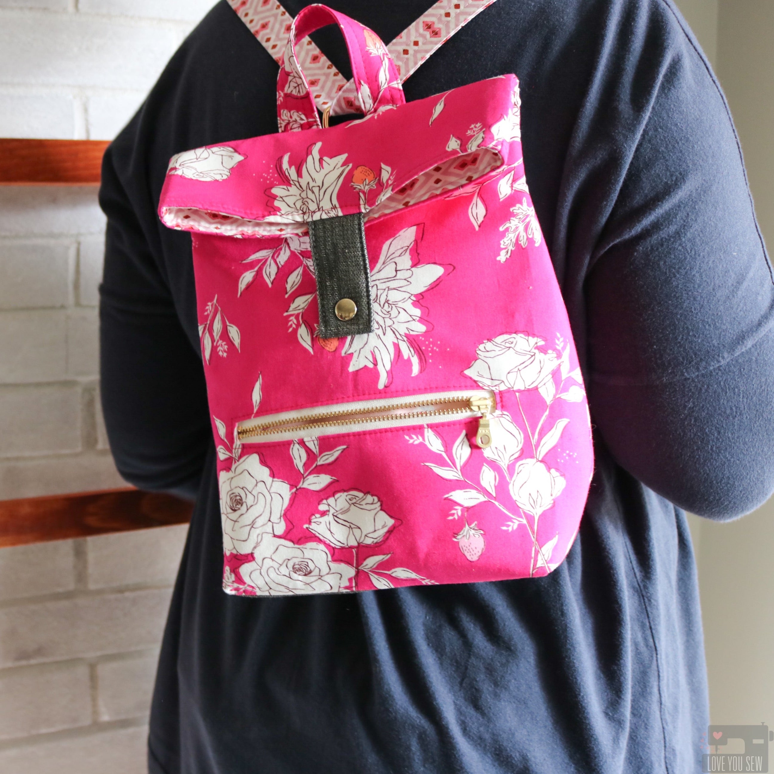 abbey mini quilted backpack Abbey Convertible Backpack Digital Sewing Pattern – Love You Sew Patterns