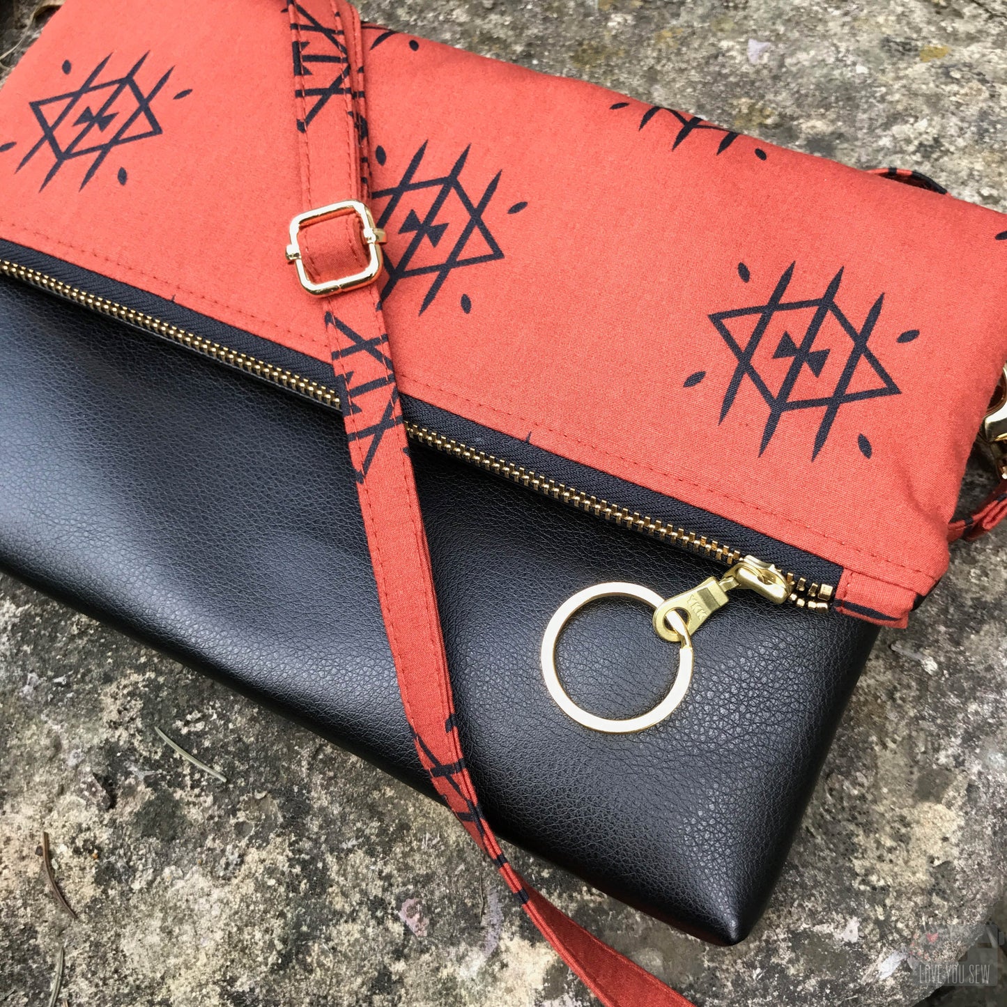 Claire Fold-over Clutch and Crossbody Bag Digital Sewing Pattern