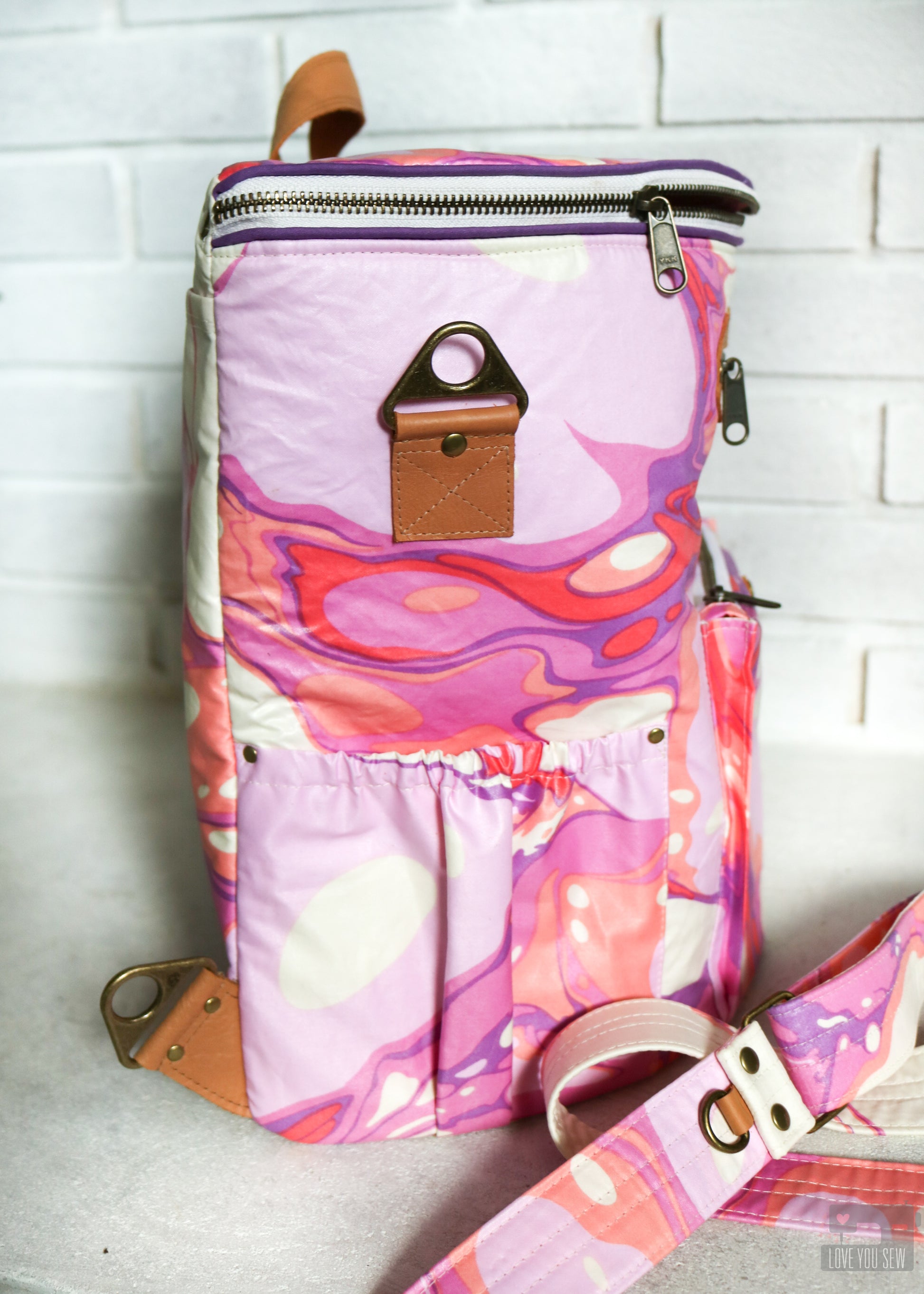 adult laptop backpack sewing Erin Backpack Digital Sewing Pattern – Love You Sew Patterns
