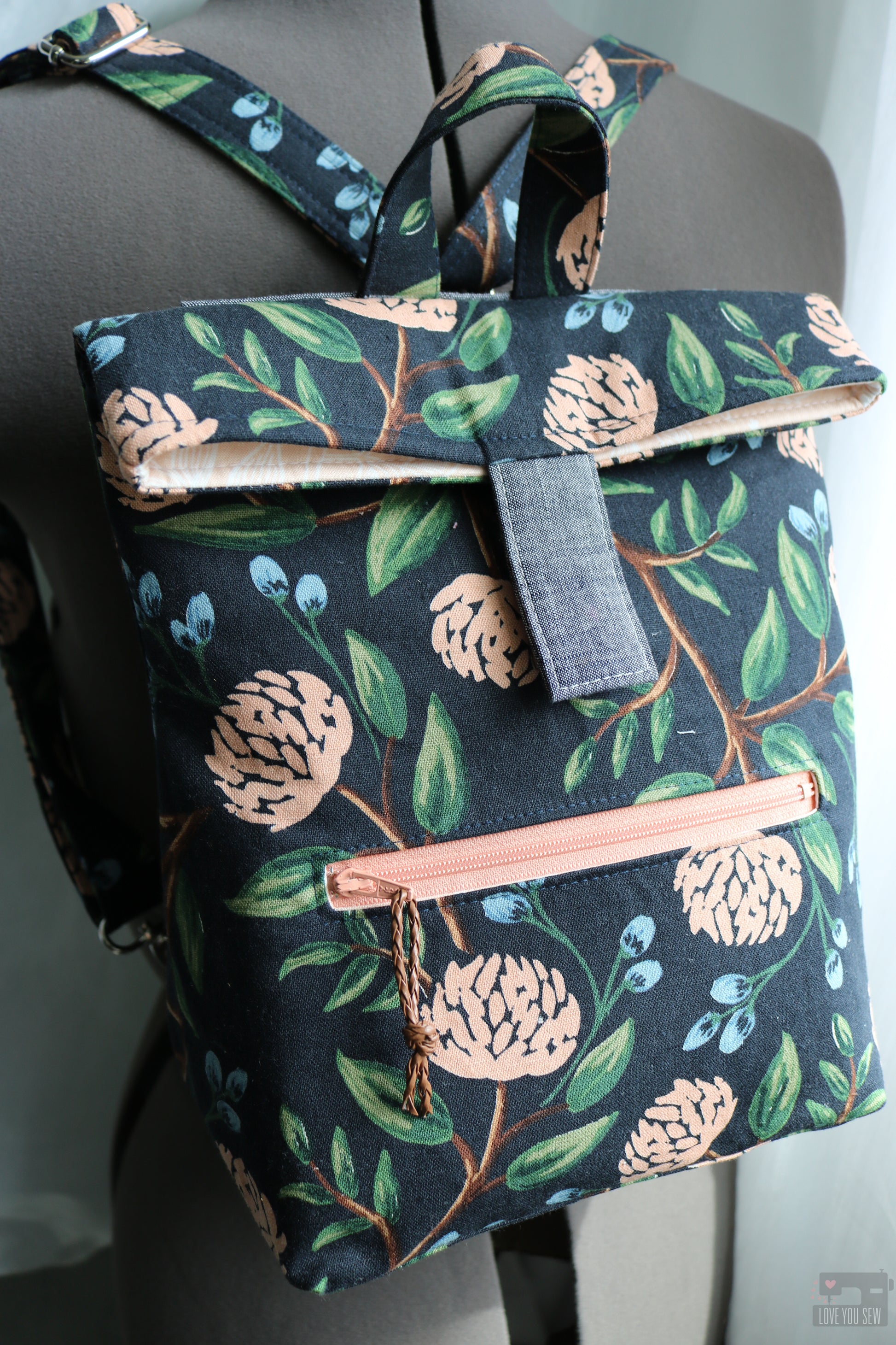 Abbey Convertible Backpack and Crossbody Digital Sewing 