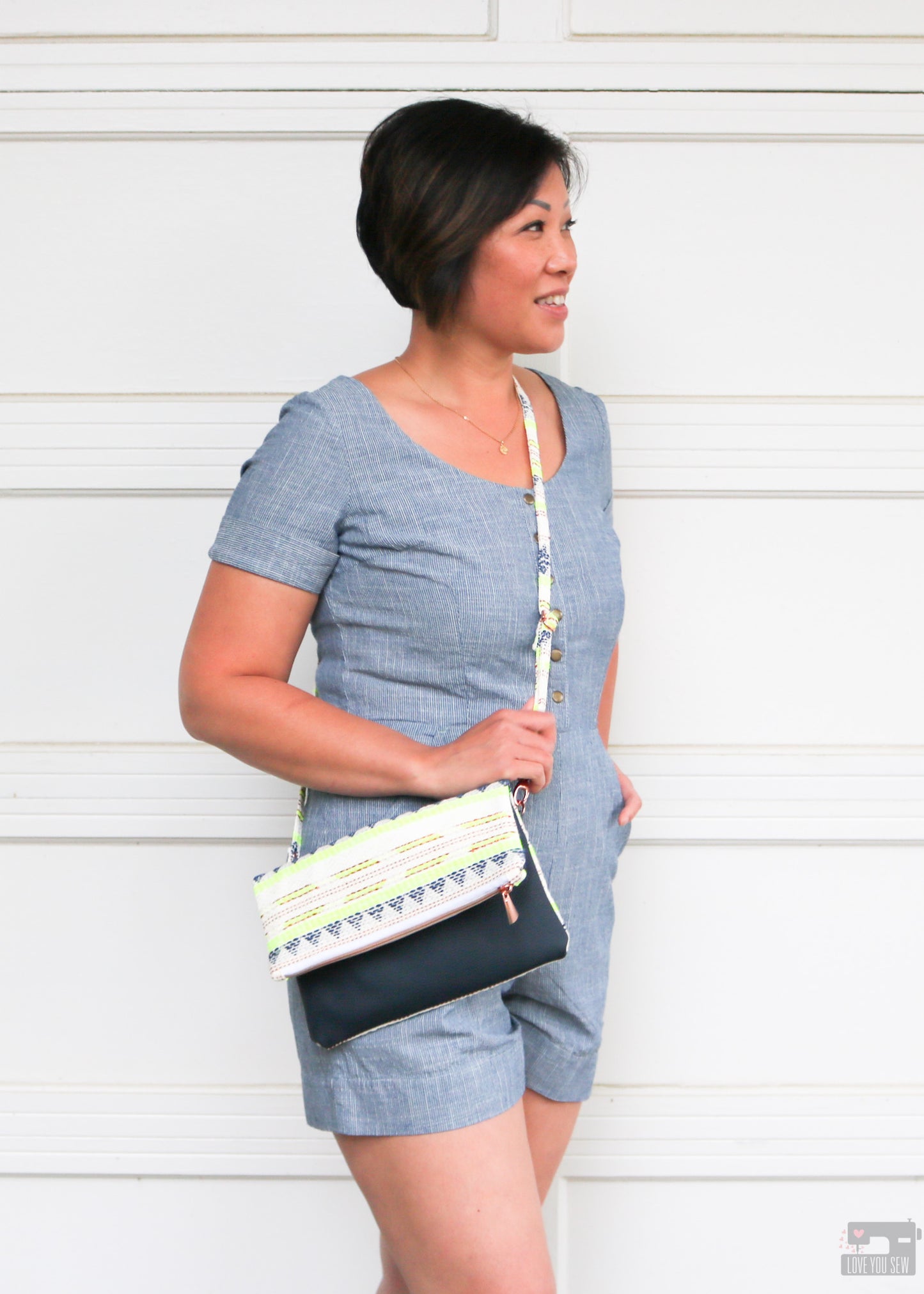 Claire Fold-over Clutch and Crossbody Bag Digital Sewing Pattern