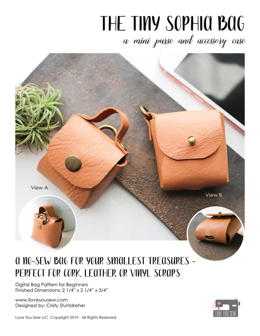 Tiny Sophia Bag Digital Pattern